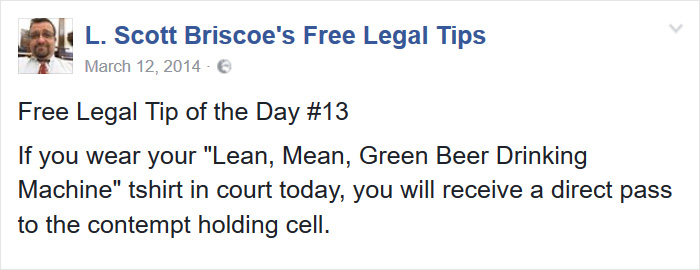 Free Legal Tips