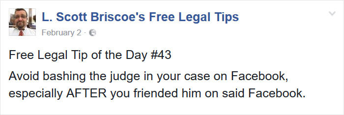 Free Legal Tips