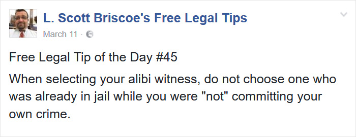 Free Legal Tips