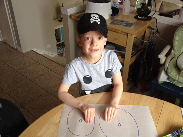 And One Night While We Were Listening To Old School Rap He Drew Two Turn Tables. I Was Just Glad He Didn't Draw A Microphone Too