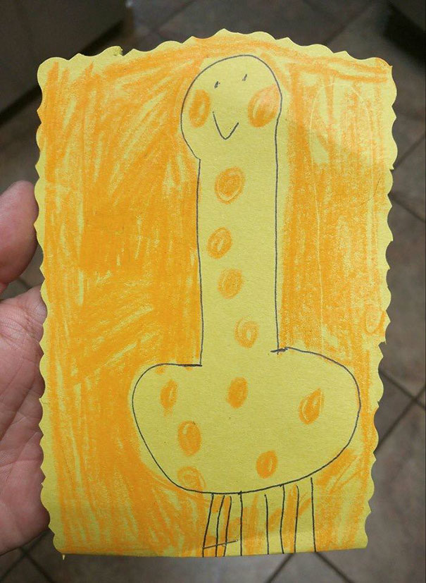 My Daughter Drew Me A Giraffe