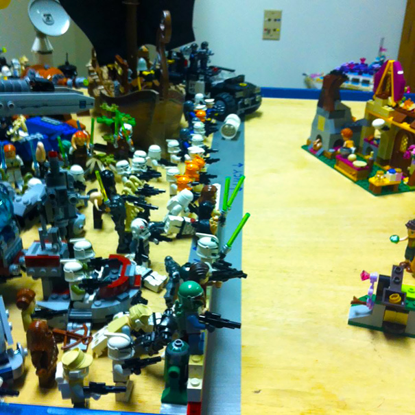 My Friend Told His Kids They Had To Share The Lego Table - This Is The Outcome