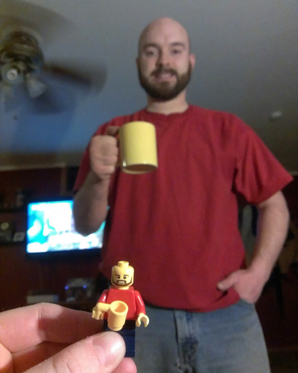 My Son Was Excited To Find Daddy In His New LEGO Kit