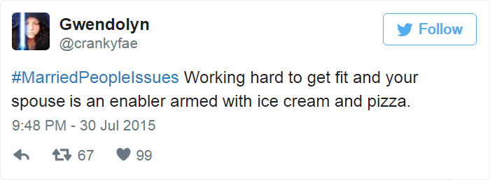 Funny Married Life Tweet