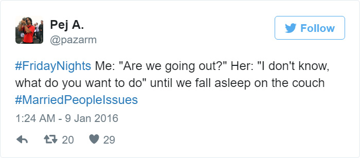 Funny Married Life Tweet