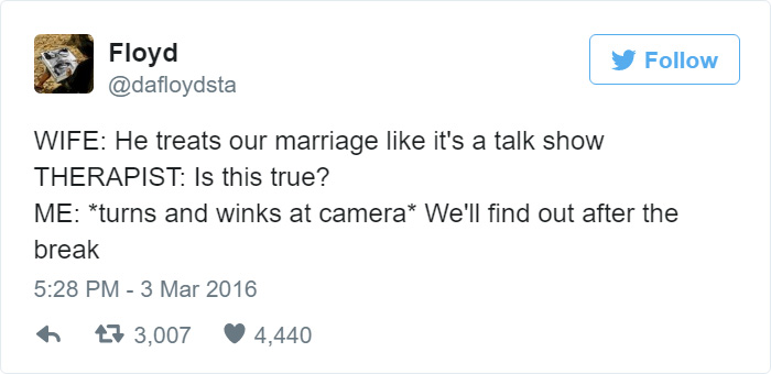 Funny Married Life Tweet