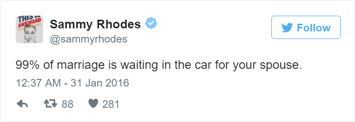 Funny Married Life Tweet