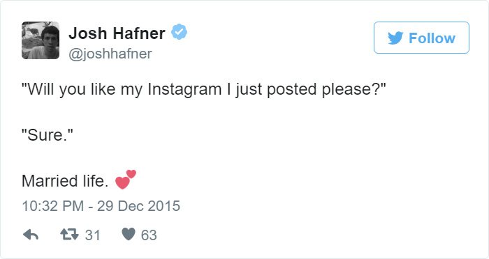 Funny Married Life Tweet