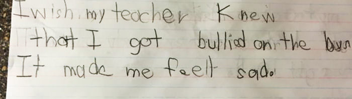 I Wish My Teacher Knew