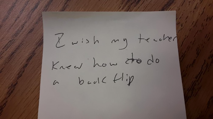 I Wish My Teacher Knew