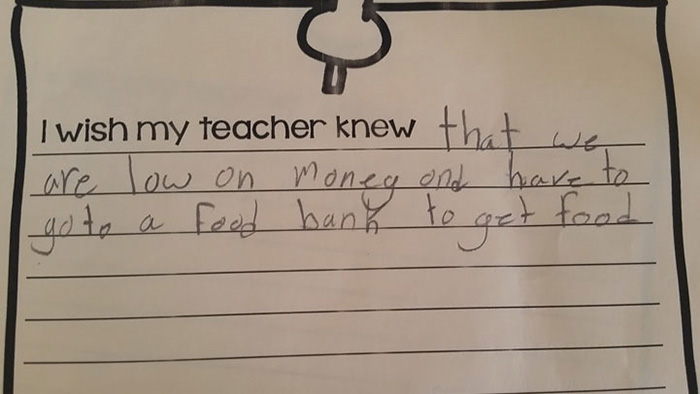 I Wish My Teacher Knew