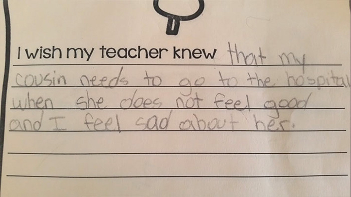 I Wish My Teacher Knew