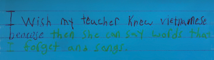 I Wish My Teacher Knew