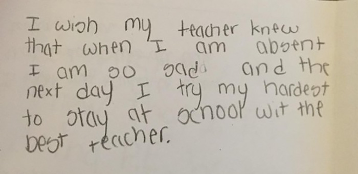 I Wish My Teacher Knew
