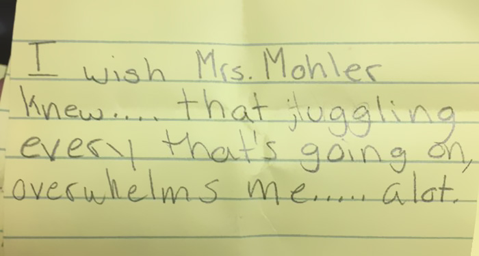 I Wish My Teacher Knew