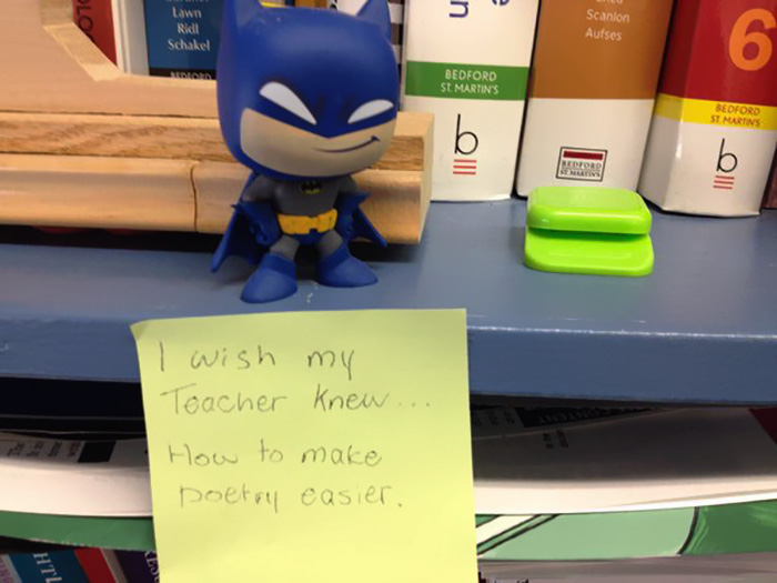 I Wish My Teacher Knew