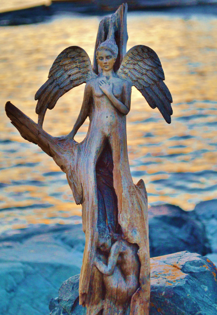 Driftwood-spirit-sculptures-debra-bernier