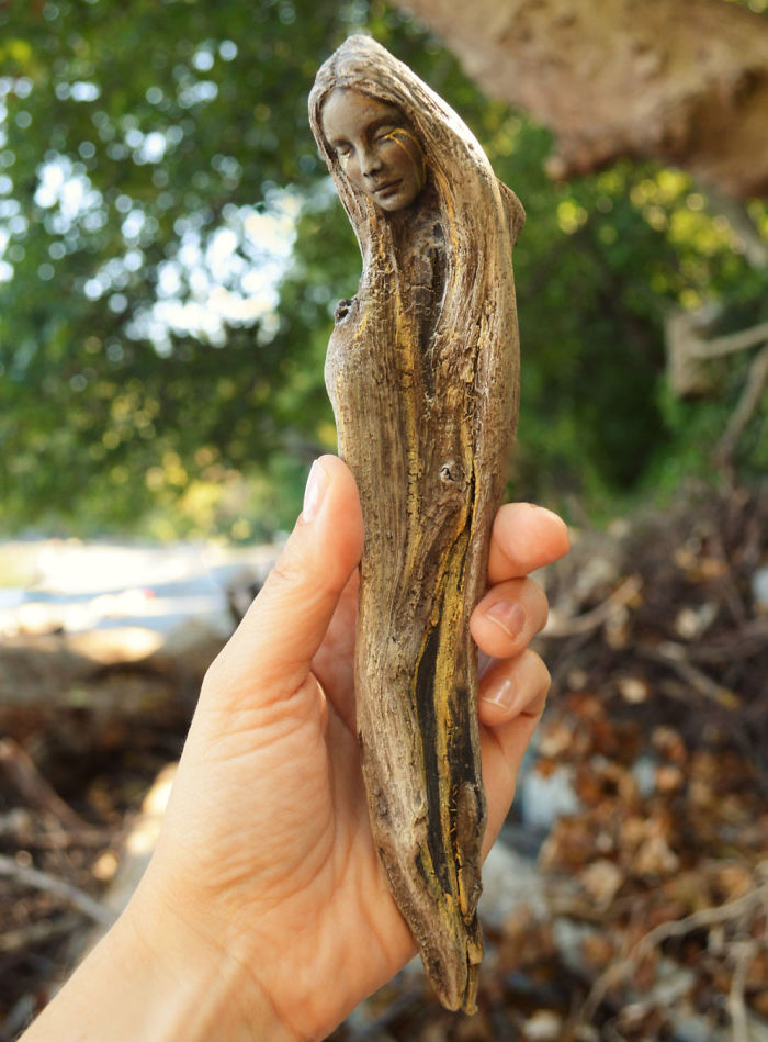 Driftwood-spirit-sculptures-debra-bernier