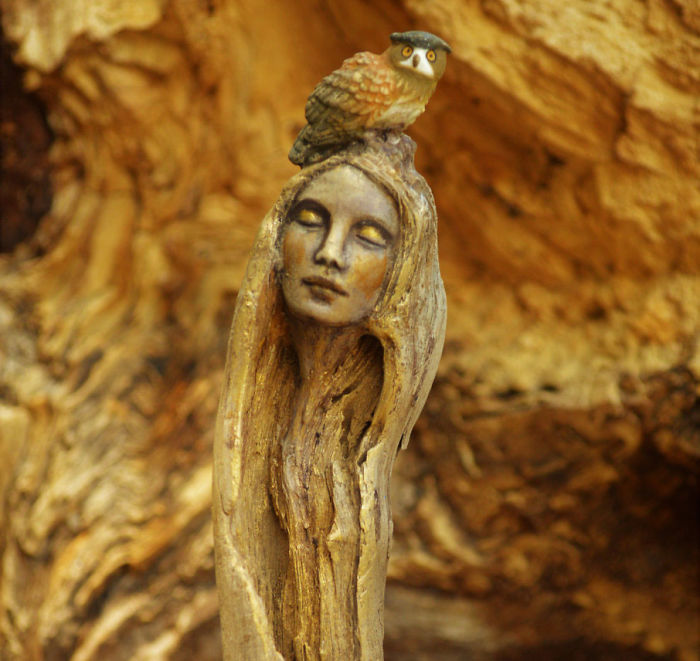 Driftwood-spirit-sculptures-debra-bernier