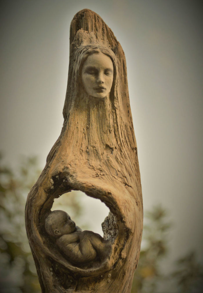 Driftwood-spirit-sculptures-debra-bernier