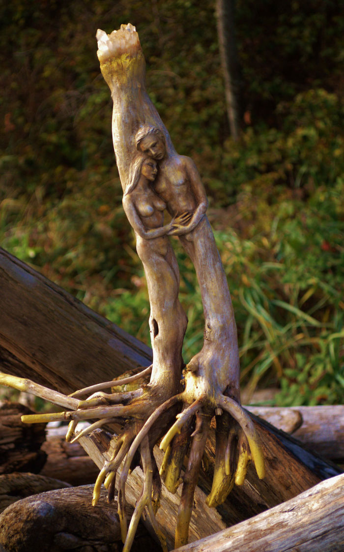Driftwood-spirit-sculptures-debra-bernier