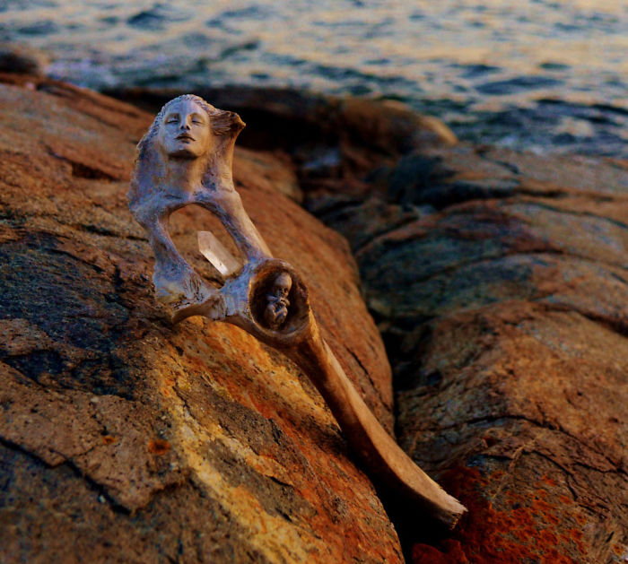 Driftwood-spirit-sculptures-debra-bernier