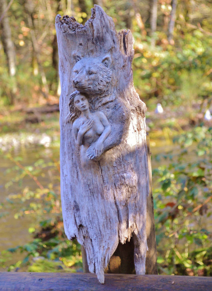Driftwood-spirit-sculptures-debra-bernier