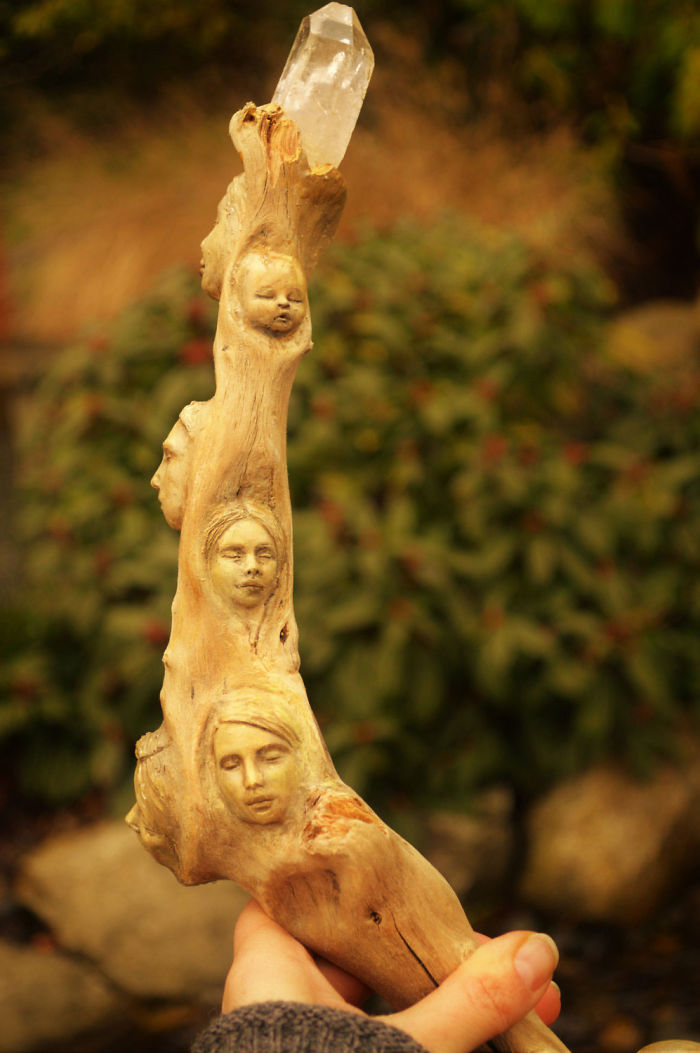 Driftwood-spirit-sculptures-debra-bernier