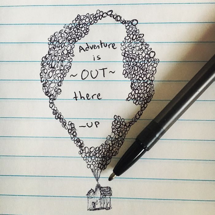 I Am A 14-Year-Old And Make Drawings With Only Pen And Sharpie