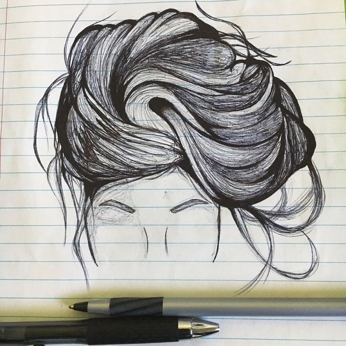 I Am A 14-Year-Old And Make Drawings With Only Pen And Sharpie