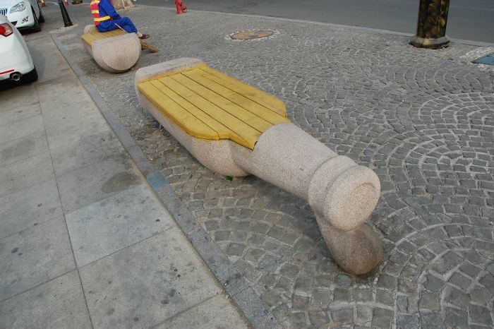 Beer Bottle Bench, Qingdao, China