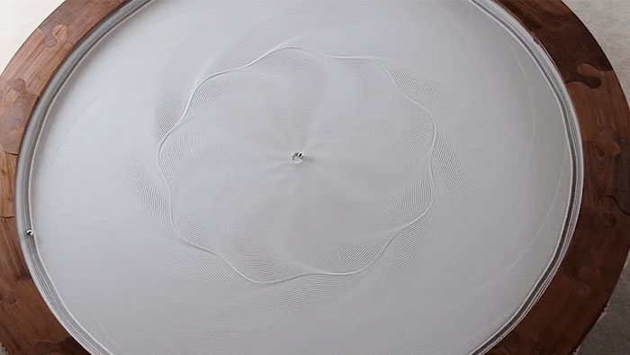 Sisyphus: Mesmerizing Kinetic Sand Drawing Tables By Bruce Shapiro