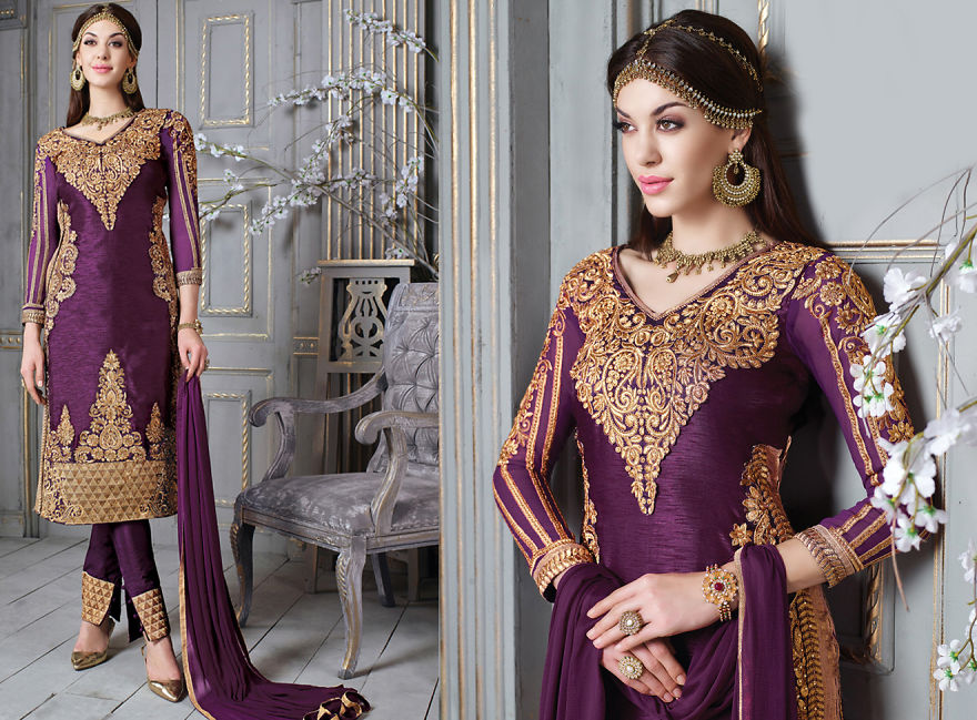 Salwar Kameez -the Most Popular Dress Of Pan- Asia, With A Surat Zing