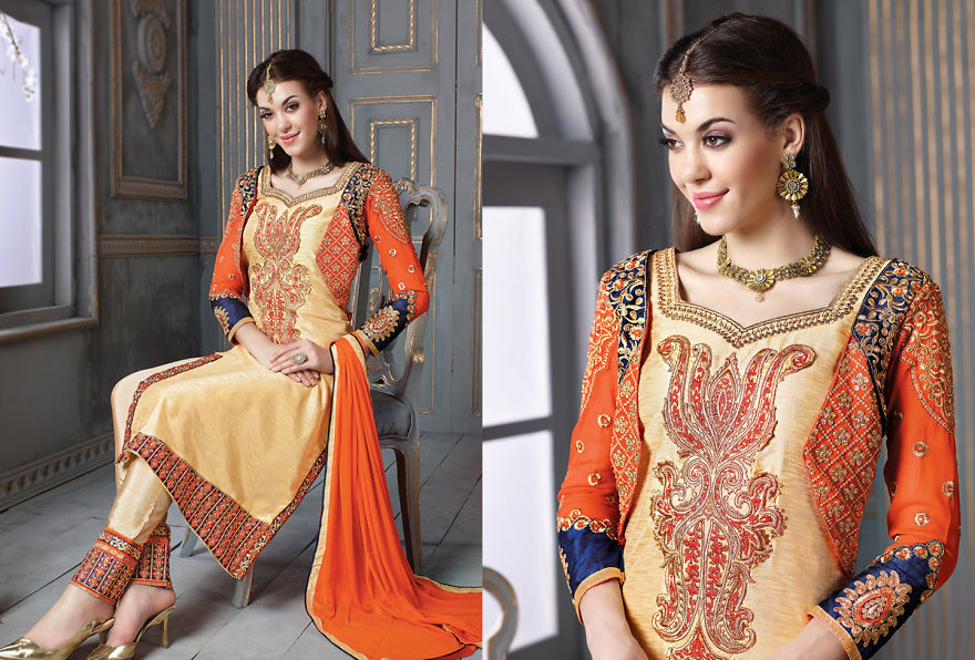 Salwar Kameez -the Most Popular Dress Of Pan- Asia, With A Surat Zing