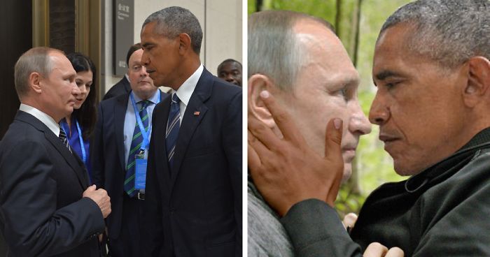 Obama And Putin’s Death Stare Gets Hilariously Trolled By Photoshoppers