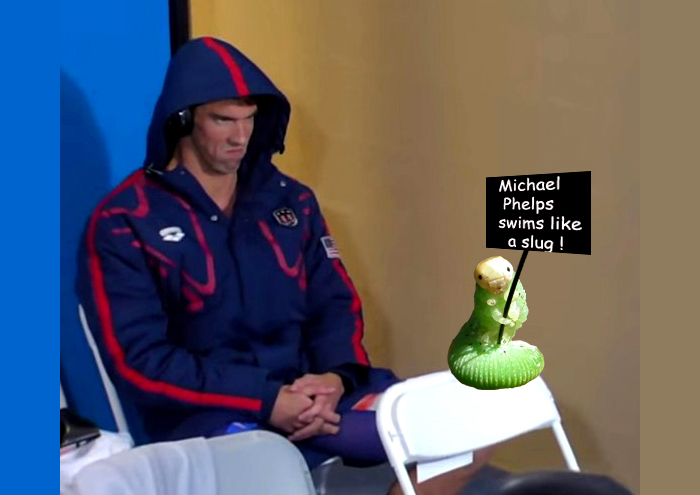 Buggin' Michael Phelps