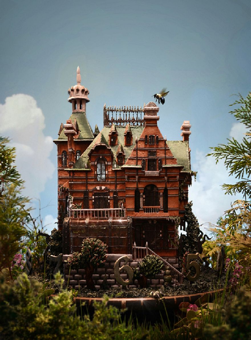 Los Angeles Based Photographer & Stylist Christine Mcconnell Bakes Stunning Gingerbread House