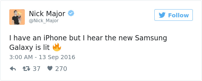 Funny Reaction To Samsung Galaxy Note 7