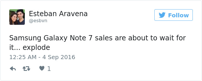 Funny Reaction To Samsung Galaxy Note 7