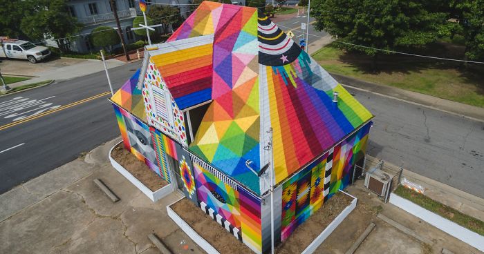 Street Artists Transformed Arkansas City Into A Stunning Outdoor Art Gallery