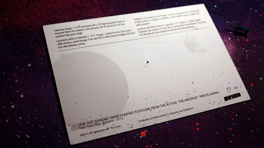 I Painted A 180° Panoramic Mural As A Tribute Celebrating The 39th Anniversary Of Nasa's Voyager 1 Spacecraft I Painted A 180° Panoramic Mural As A Tribute Celebrating The 39th Anniversary Of Nasa's Voyager 1 Spacecraft