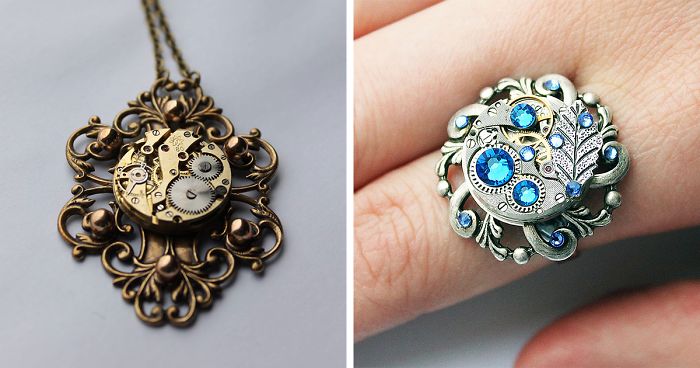 Steampunk Jewelry By This Russian Artist Will Take You Back To Victorian Era