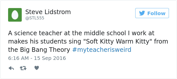 #myteacherisweird
