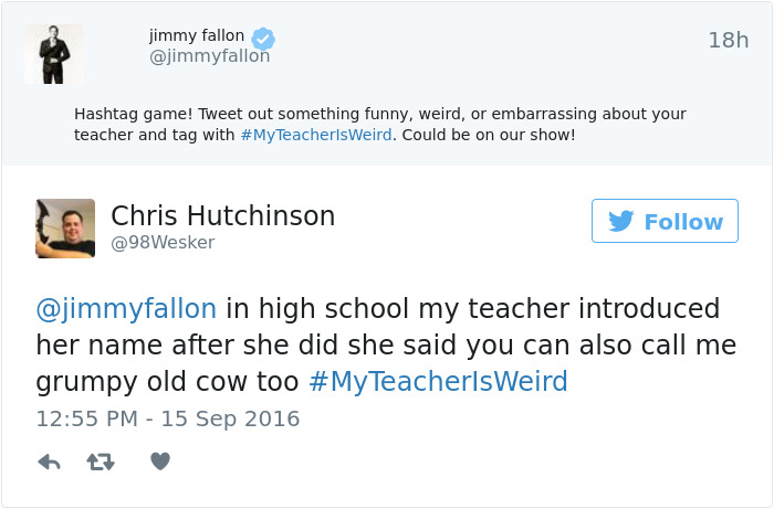 #myteacherisweird