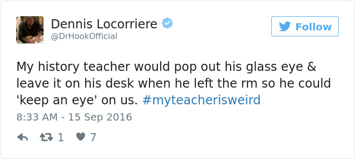 #myteacherisweird
