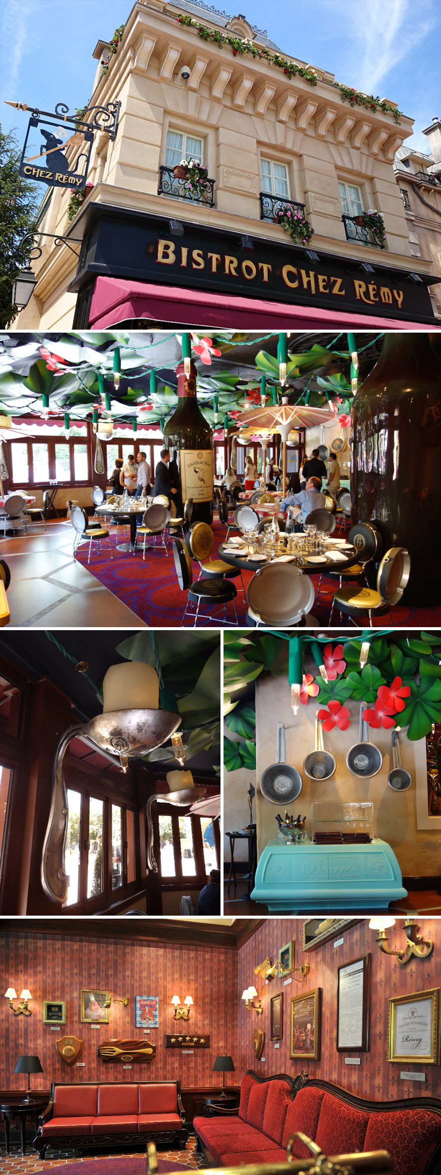 Ratatouille Themed Restaurant, Bistrot Chez Rémy, Disneyland Paris, France