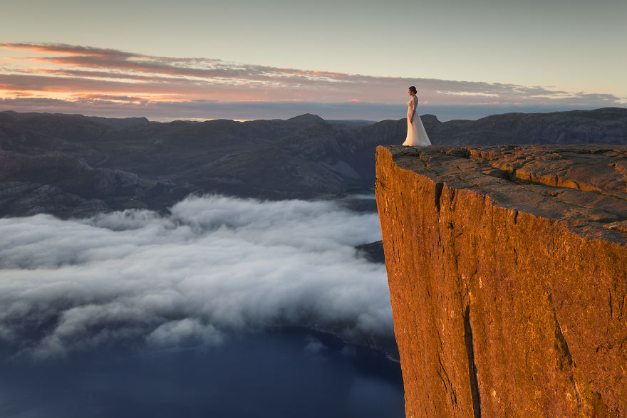 I Photographed My Wife In Her Wedding Dress During Our 45-Day Trip In The Most Beautiful Places In Norway I Photographed My Wife In Her Wedding Dress During Our 45-Day Trip In The Most Beautiful Places In Norway