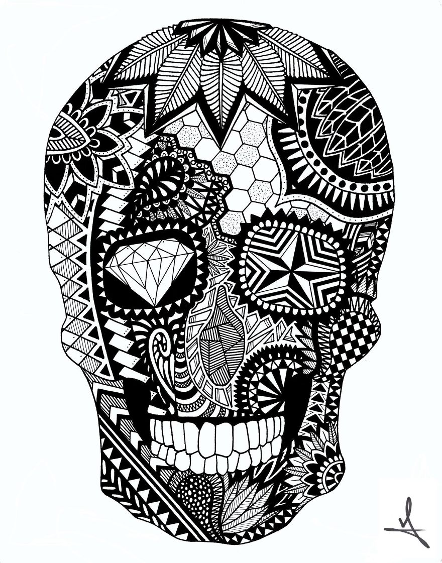 My Intricate Marker Drawings