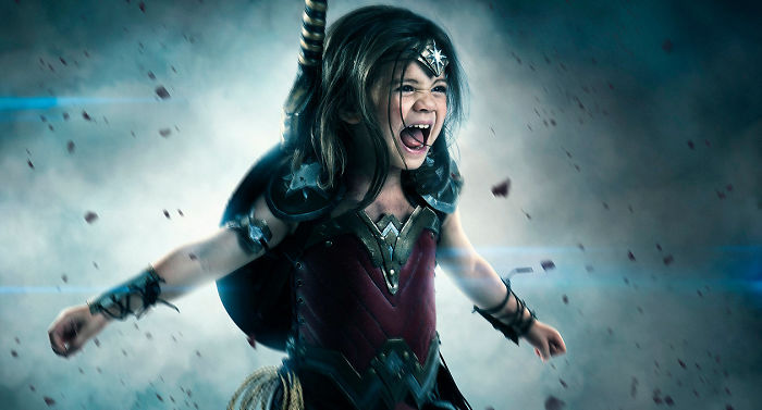 Photographer Dad Spends $1,500 To Turn His 3-Year-Old Daughter Into Wonder Woman