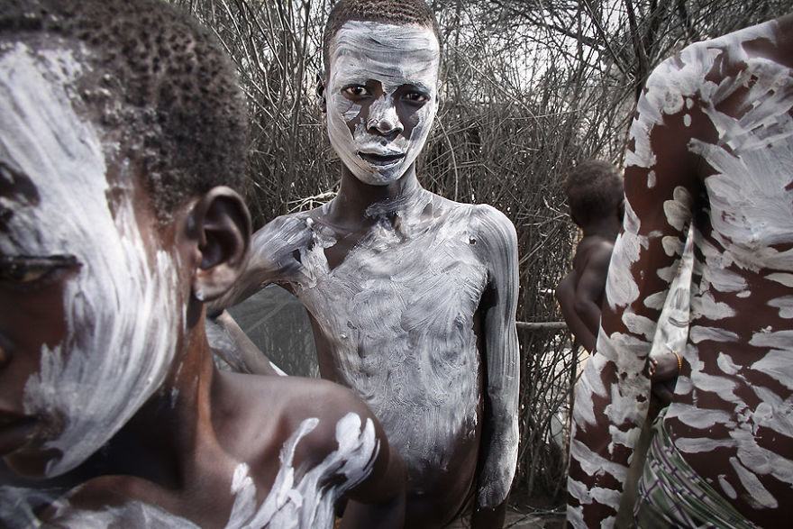 Karo People In The Korcho Village, Omo Valley